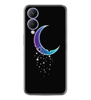 Vivo Y17S Kılıf Resimli Desenli Silikon Platinium Series Moon Star 1851