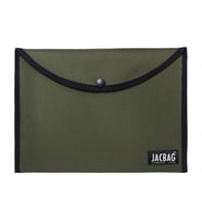Jacbag Haki Yeşil Erkek A4 Çıtçıtlı Dosya Defter Tablet ve Evrak Çantası