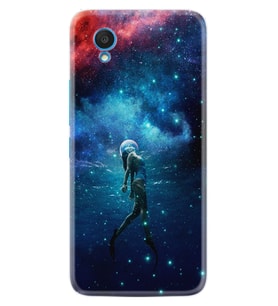 Alcatel 1 2022 Kılıf Resimli Desenli Silikon Platinium Series Deep Woman 1844