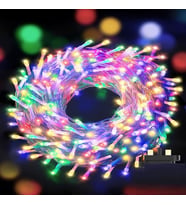 RENKLİ VIP PROFESYONEL 50 METRE RENKLİ LED IŞIK 220V FİŞLİ RENKLİ YILBAŞI IŞIĞI ŞEFFAF KABLOLU MODLU