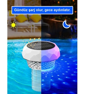 Greentech Güneş Enerjili Havuz LED Aydınlatma 1 Adet/GT-PL02