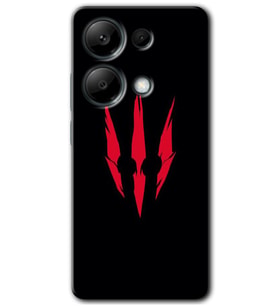 Poco M6 Pro Kılıf HD Desen Baskılı Kılıf - Ayı Pençesi