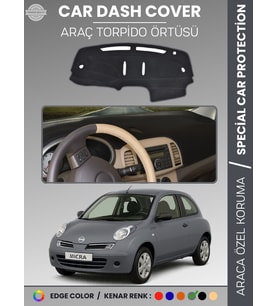 NİSSAN MİCRA MARCH (2005-2010) Torpido Örtüsü Premium Kalite Torpido Koruma Araca Özel UV Koruma