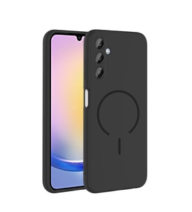 Samsung Galaxy A15 Uyumlu Kılıf M-safe Şarj Özellikli Zore Meta Kapak