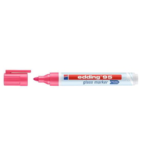Edding 95 Glass Marker Cam Kalemi Neon Pembe 