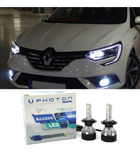 Renault Megane 4 Led Xenon Kısa Far Ampulü H7 Access Yeni Seri Beyaz