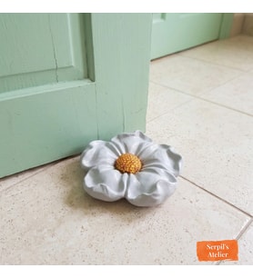 Dekoratif Beton 3D Çiçek Kapı Stoperi, Çok Amaçlı Kapı Tutucu, Masa Örtüsü Ağırlığı, Sehpa Dekoru, Bahçe Yer Dekor Aksesuarı