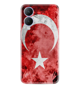 Vivo Y17S Kılıf Resimli Desenli Baskılı Silikon Şanlı Türk Bayrağı 3 1395