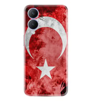 Vivo Y17S Kılıf Resimli Desenli Baskılı Silikon Şanlı Türk Bayrağı 3 1395