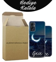 Kişiye Özel Resimli Fotoğraflı Baskılı Silikon Telefon Kılıfı Ay ve Gece - Hediye Kutulu