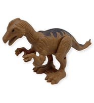 Kurmalı Dinazor Figürleri 20 cm - Anatosaurus - Kahverengi