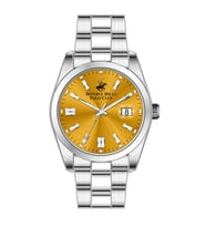 Beverly Hills Polo Club BP3373X.380 Erkek Kol Saati (Sarı)