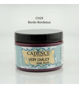 Cadence Very Chalky Home Decor Mobilya Boyası 150 ml. CH-29 BORDO 