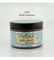Cadence Very Chalky Home Decor Mobilya Boyası 150 ml. CH-29 BORDO 