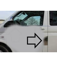 VOLKSWAGEN TRANSPORTER T5 DEPO KAPAĞI KROM 2010 2011 2012 2013 2014 2015
