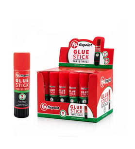 24 ADET 9GR STICK YAPIŞTIRICI SOLVENT İÇERMEZ YIKANABİLİR KOLAY UYGULAMA KAĞIT - KARTON YAPIŞTIRICI STİCK