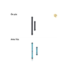 Samsung Galaxy S21 Ultra ile Uyumlu Tuş Takımı Siyah Düğme seti tuş takımı buton açma-kapama düğmesi