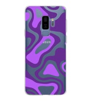Samsung Galaxy S9 Plus Kapak Renkli Desen Tasarımlı Şeffaf Silikon Kılıf