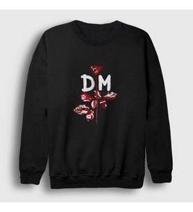 Presmono Unisex Siyah Violator Depeche Mode Sweatshirt 141407tt