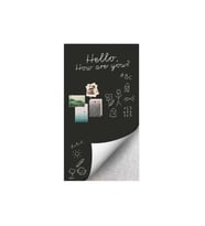 Manyetik Yazı Tahtası Siyah 35x61 cm, Tebeşir ve Magnet Hediyeli