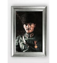Gümüş Çerçeveli Atatürk Tablo cv865
