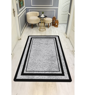 Modern Desenli Dijital Baskı Kaymaz Taban Halı H0172