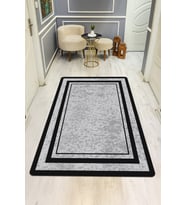 Modern Desenli Dijital Baskı Kaymaz Taban Halı H0172