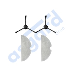 Dreame F9 - Z10 Pro Uyumlu 2 Yan Fırça 2 Mop PKT-iasgf0001148
