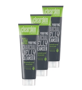 Clearskin Pore Shine Gözenek ve Parlaklık Kontrolü için Jel Temizleyici 100 Ml. Üçlü Set