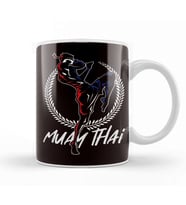 Muay Thai Fighter Martial Arts Sports MMA Thailand Boxing Kupa Bardak Porselen