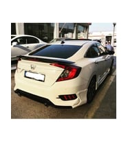 honda civic fc5 (2016-2021) uyumlu turbo dizayn plastik spoiler