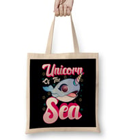 Cute & Funny Narwhal Unicorn Of The Sea Bez Çanta Uzun Saplı