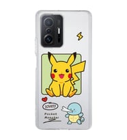Xiaomi Mi 11T - 11T Pro Uyumlu Pokemon Pikachu Tasarımlı Şeffaf Telefon Kılıfı