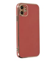 Newface Apple iPhone 12 Kılıf Volet Silikon - Kırmızı