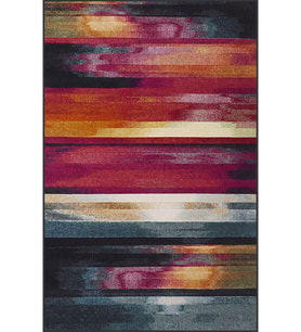 Eliana Home Baskılı, Yıkanabilir Kaymaz Taban Salon Halısı LNA0413 100x150 cm (Pembe)