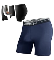 Yohannes Club, Erkek Özel Seperatörlü Pamuklu Boxer, Renk Seçenekli, Tekli Paket (Lacivert)