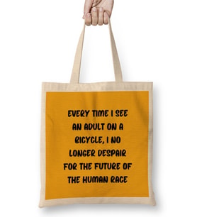 Funny Quotes Gift - Comment Sarcasm For Women And Men Humorous Saying Bez Çanta Uzun Saplı