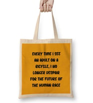 Funny Quotes Gift - Comment Sarcasm For Women And Men Humorous Saying Bez Çanta Uzun Saplı