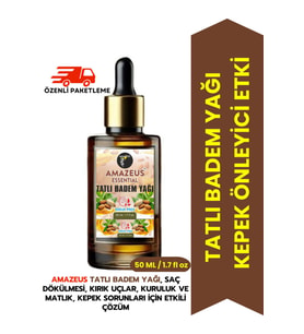 TATLI BADEM YAĞI (%100 SAF VE DOĞAL) BESLEYİCİ ETKİ 50 ML / 1.7 fl oz