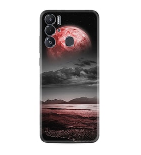 Tecno Pova Neo Kılıf Resimli Desenli Silikon Platinium Series Red World 1836