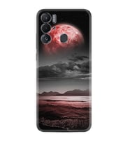 Tecno Pova Neo Kılıf Resimli Desenli Silikon Platinium Series Red World 1836