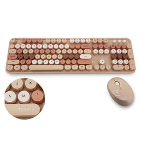 Mofii Kahverengi Sweet Dm Klavye Mouse Set