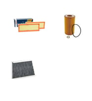 Bosch Filtre Bakım Seti Mercedes C240 W203 2001-2006 Benzinli Hava + Yağ f. + Polen Filtre Sardes