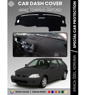 Honda CİVİC ( EJ-EK-EM) (1995-2000) Torpido Örtüsü Göğüs Koruma Tam Uyum UV Koruma Kaymaz