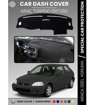 Honda CİVİC ( EJ-EK-EM) (1995-2000) Torpido Örtüsü Göğüs Koruma Tam Uyum UV Koruma Kaymaz