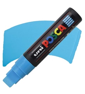 Uni Posca Marker Pc-17k Extra Large 15.0 Mm Light Blue