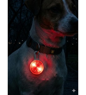 ® LED Köpek Tasma Işığı Gece Görünürlük Güvenlik Işığı Suya Dayanıklı Klipsli Pet Işık