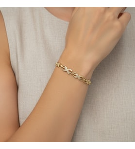 STİL İNCİSİ/XUPING JEWELRY SONSUZ ZİRKON TAŞLI BİLEKLİK