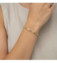 STİL İNCİSİ/XUPING JEWELRY SONSUZ ZİRKON TAŞLI BİLEKLİK