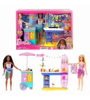 Barbie Brooklyn ve Malibu Bebekleri Oyun Seti HNK99